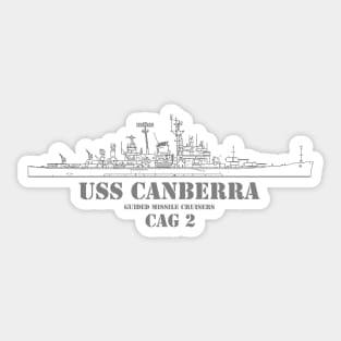 USS Canberra Sticker